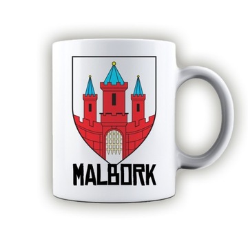 kubek ceramiczny Malbork herb
