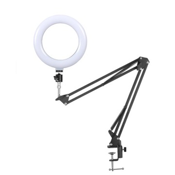 LAMPA PIERŚCIENIOWA LED ELASTYCZNE RAMIĘ DO BLATU