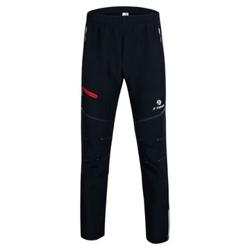 SPODNIE ROWEROWE KOLARSKIE ZIMOWE OCIEPLANE DŁUGIE MĘSKIE WYGODNE ZIMA 6XL