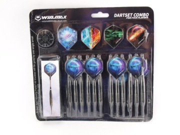 ДАРТ ДАРТС WIN MAX ДАРТПФЕЙЛ 12 ШТ. ПРОФЕССИОНАЛЬНЫЕ ДИФФЕРЕНЦИАЛЫ PRO НАБОР