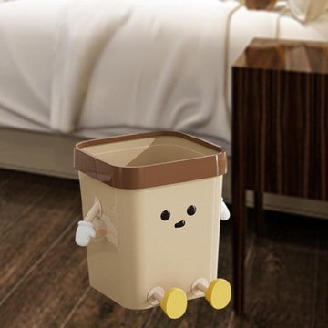 Креативная мусорная корзина с открытым верхом, очаровательная мусорная корзина