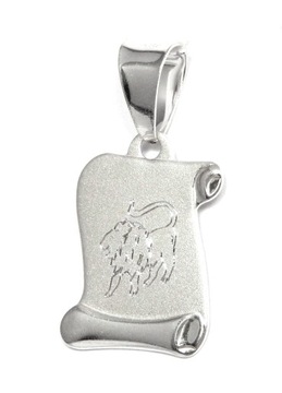 SREBRNY ZNAK ZODIAKU LEW 925 ZAWIESZKA