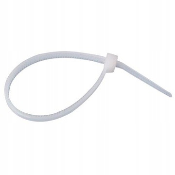 Opaski Zaciskowe Długie Mocne 53cm 530x7,6mm Białe