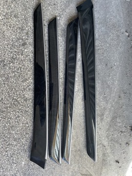 mercedes w212 комплект декоративных планок черный рояль