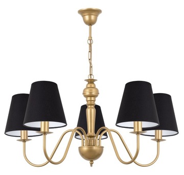Elegancki złoty żyrandol do salonu GOLDSUN AB 5