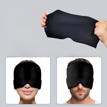 Успокаивающая повязка на голову от мигрени, гель-компресс, охлаждающая маска, обертывание