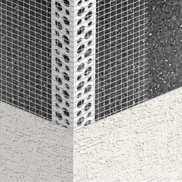 Уголок ПВХ STRIP ПВХ с сеткой 2,5 м