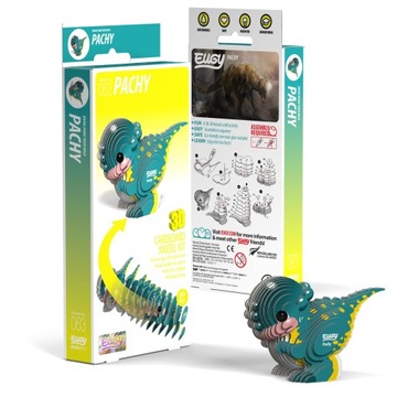Dinozaur Pachycefalozaur Eugy Eko Układanka 3D 6+