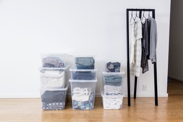 Контейнер, коробка с крышкой Basic 30 л Plast Team