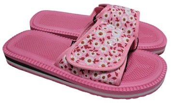 ЛЕГКИЕ ЖЕНСКИЕ ШЛЕПОНКИ KUBOTA ICONIC ДЛЯ ДОМА, БАССЕЙНА И ПЛЯЖА НА липучках, размер 38