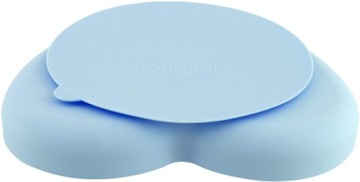 Chicco Тарілка Силіконова Серце 9 м Синій