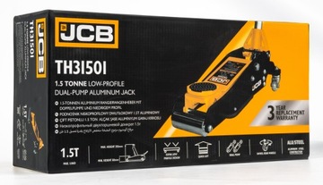 НИЗКОПРОФИЛЬНЫЙ АВТОМОБИЛЬНЫЙ ПОДЪЕМНИК ŻABA 1,5 Т JCB