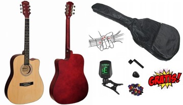 GITARA AKUSTYCZNA MONTANA MA-100NTM + AKCESORIA + GRATIS
