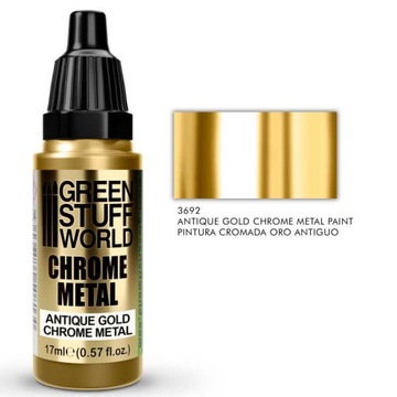 GSW 3692 Chrome Paint - ANTIQUE GOLD 17ml