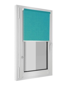ROLETA OKIENNA GŁADKA MINI z NAPINACZEM 112x140 cm