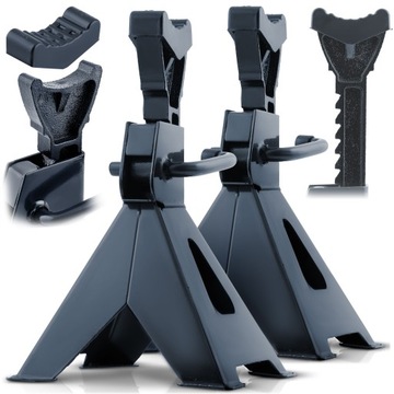 KOBYŁKI SAMOCHODOWE WARSZTATOWE PODSTAWKI POD SAMOCHÓD SKŁADANE MOCNE 3T