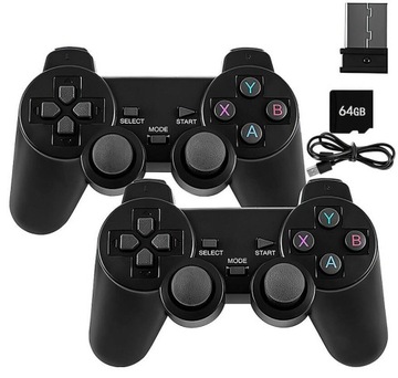 Konsola Retro Gra Telewizyjna + 2 Pady 20000 Gier HDMI 64GB Karta wer. PL