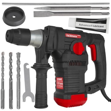 MOCNA MŁOTOWIERTARKA MŁOT UDAROWY SDS+ 2200W 6J ZESTAW WALIZKA