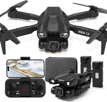 Складаний дрон розвивальний з двома камерами 1080p FPV перегляд наживо дітей (після повернення)