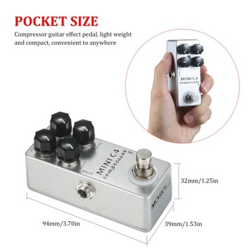 MOSKYAudio MINI C4 Compressor Guitar Effect Pedal