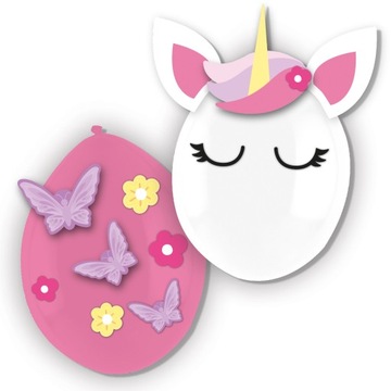 Balony lateksowe jednorożec Unicorn Urodziny DIY