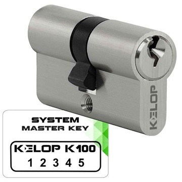 wkładka KELOP K100 30/30 nikiel system master key