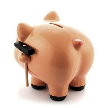 Копилка с молотком w170z косоглазая свинья подарок для экономии