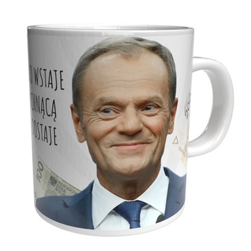 KUBEK HUMOR DONALD TUSK KAWA OD DONALDA PREZENT