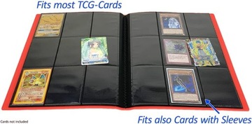 Альбом ARKERO G, 360 карт, 9 окон, КРАСНЫЙ