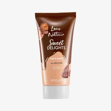 ORIFLAME Maseczka do twarzy Love Nature Sweet Delights z masłem kakaowym
