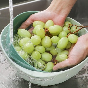 МОЙКА ДЛЯ МОЙКИ ФРУКТОВ КУХОННЫЕ ДРУГЛАСЫ КОРЗИНА С РУЧКОЙ