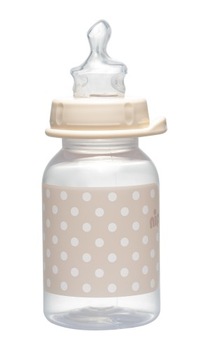 nip Butelka standard 125 ml, unisex, 0-6m, smoczek S silicon