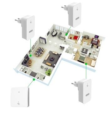 БЕСПРОВОДНОЙ ДВЕРНОЙ ЗВОНОК LINBELL M2L БЕЗ БАТАРЕИ