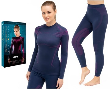BRUBECK DRY DAMSKA BIELIZNA TERMO DO BIEGANIA -XL
