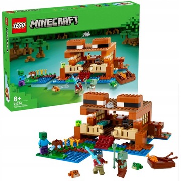 LEGO Klocki Minecraft 21256 Żabi domek Maincraft Domek żab