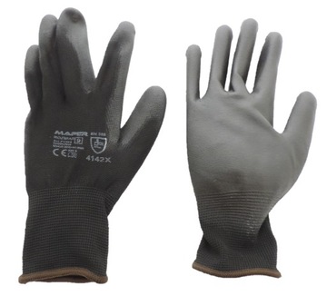 ROBOCZE RĘKAWICE OCHRONNE roz 9 BLACK SOLID 2 pary