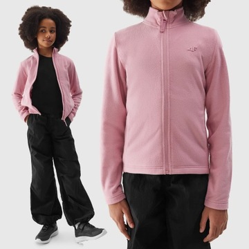 4F Полярная толстовка Девиц Детская Детская Флис с подставным воротником SS24