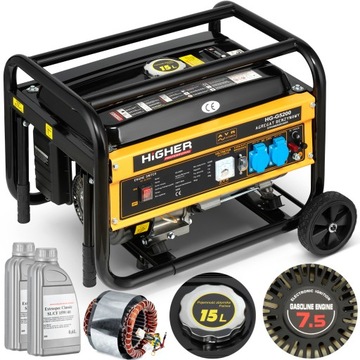 Agregat generator prądotwórczy HIGHER 4,2kW AVR
