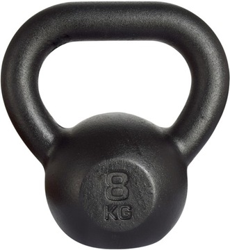 Kettlebell żeliwny kettle kula hantle KAWMET 8kg