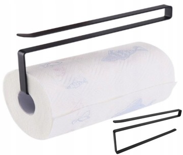 Держатель для бумажных полотенец в стиле лофт, черный