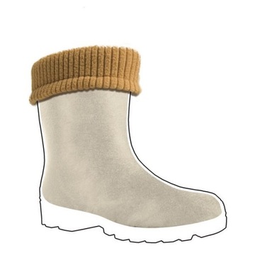 KALOSZE DAMSKIE OCIEPLANE PVC DEMAR 39