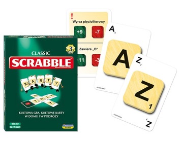 KULTOWA GRA SCRABBLE KARTY PIATNIK GRA SŁOWNA