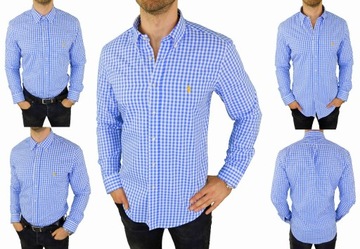 13 KOSZULA RALPH LAUREN POLO KRATA SLIM FIT L