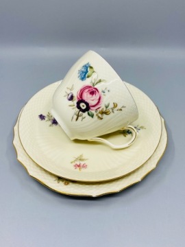 Royal Copenhagen 1951 - 1960. Цветочный набор для завтрака. Фрийсенборг.