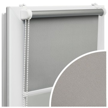 VOPPI ROLETA ZACIEMNIAJĄCA TERMO 80x150 CM SZARA