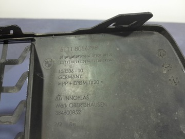 BMW 2 F22 F23 MŘÍŽKA NÁRAZNÍK PŘEDNÍ PRAVÁ 8056798