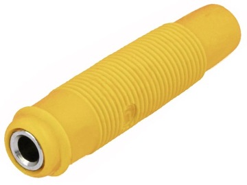Gniazdo bananowe 4mm na kabel lutowane; KUN30 (GE)