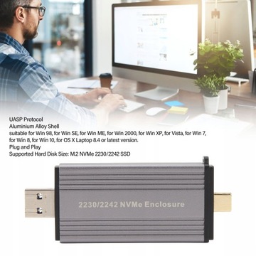 КОРПУС SSD M.2 NVME PCIE 2230/2242