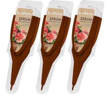 BIOPON SERUM ORGANICZNE ROŚLINY DONICZKOWE 3x40ml