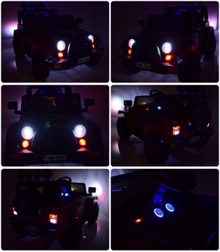 MEGA JEEP FULLTIME, NAPĘD 4X4, 1X12V ,WOLNY START/